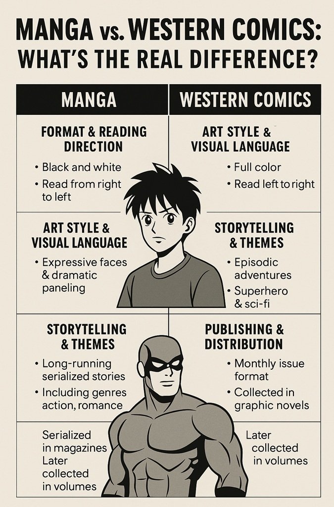 manga vs western